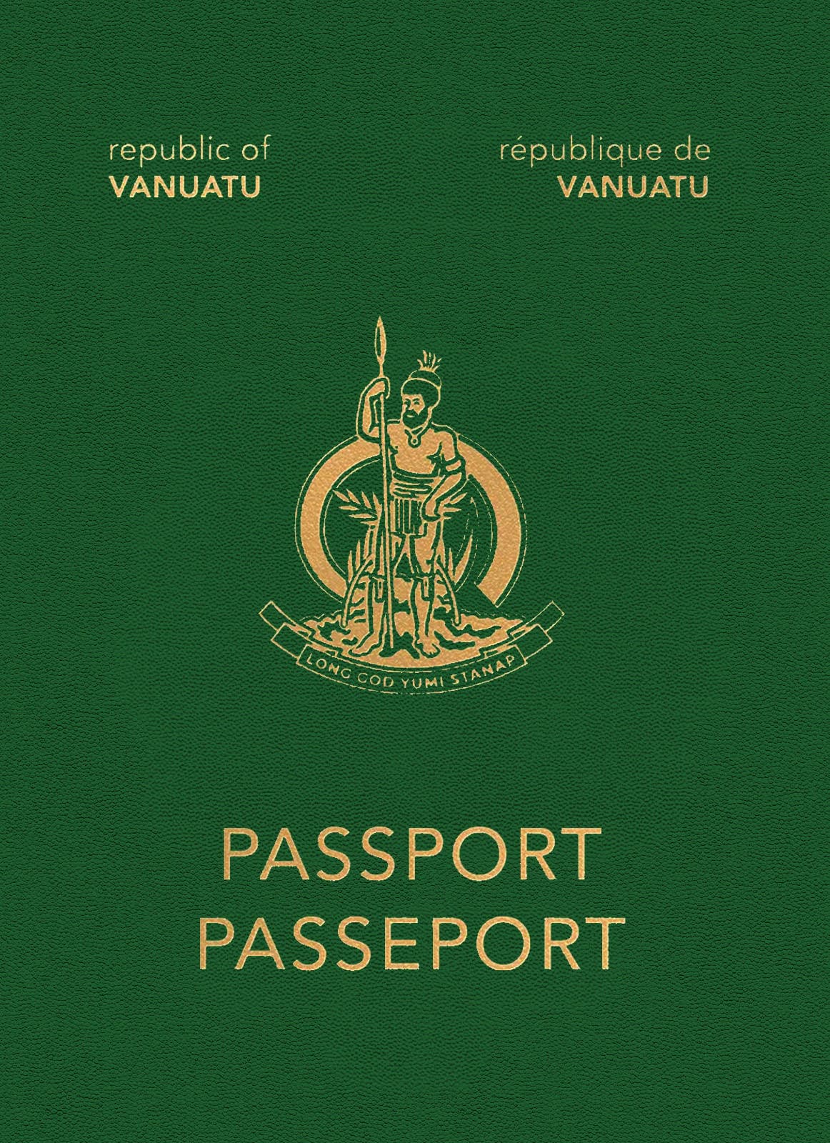 Vanuatu passport cover
